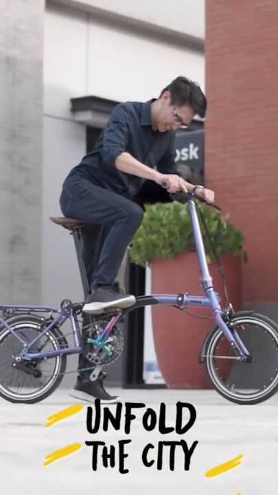 Sepeda Lipat UNITED TRIFOLD 7S Ukuran 16 Inch Shimano Nexus