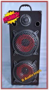 Speaker Aktif Rakitan Bluetooth 8inch Double Bass Istimewa