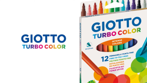 Giotto Turbo Colour Marker Pens - 36 assorted colors