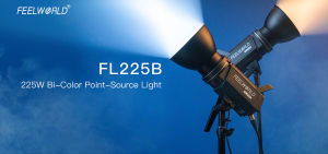 FEELWORLD FL225B 225W Bi-Color LED Video Light APP Control Bowens Mount for Photo Studio Video Portrait Live Streaming Recording