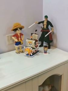 Pirate ship Merry One Piece Bricks Set Desktop Decoration Ornaments Building Block Toy Gift for Kids