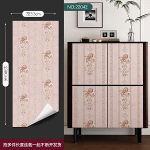 New Chinese Style Retro American French Wardrobe Door Glass Mirror Sticker Cabinet Transformation Self Adhesive Wall Decal