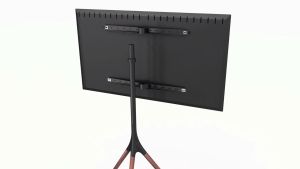 ARTTV65 (US model) ขาตั้งทีวี 43”- 65” ดีไซน์ขาตั้งภาพสามขา Tripod Easel TV Stand Wooden Legs 180° Swivel (*ไม่รวมทีวี)_3