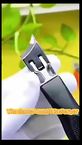 Oblique nail clippers Large opening Anti-splash nail clipper Thick hard nail groove clippers Household Manicure tools