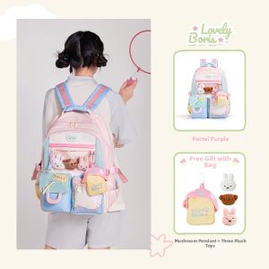 Miffy | Vibrant Sweet Girl Trendy Stylish Versatile Large Capacity Backpack