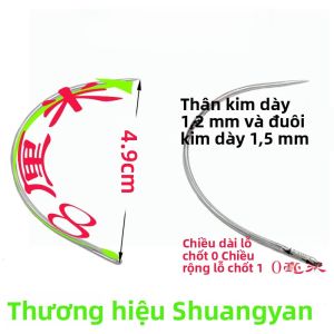 Công Cụ Khâu Bằng Da Hình Chữ U Thủ Công Phụ Kiện Ghế Sofa Đệm Tựa Lưng Góc Cong Mũi Kim Vải Lông Thú Dây Thun