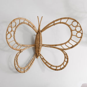 MOLORE | Nordic Style Rattan Weave Butterfly Shape Wall Decor