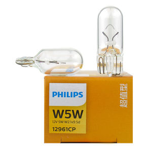 Philips | 10pcs Philips W5W T10 12V 5W Vision Car Interior Light Original Signal Lamps Standard Indlcator Reading Light 12961CP Wholesale