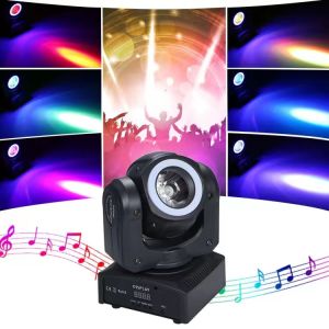60W RGBW Lyre Beam Aura Moving Head Light Super Bright By DMX Control Good For Xmas Dj Events Night Disco KTV