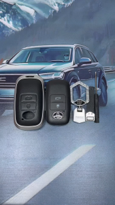 Toyota Yaris Cross 2023 - 2026 Yaris Cross HEV 2024 - 2026 Cowhide Car Key Case Cover Accessories