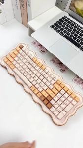 BOW MK98 2.4G Wireless Keyboard and Mouse Set Rechargeable Ergonomic Keyboards Silent Portable Mice Original IP Keyboards Mice for LaptopDesktop