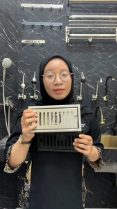 Flusso Smart Floor Drain Tile Insert Afur Lantai Saringan Got Kamar Mandi Anti Bau Stainless 2502