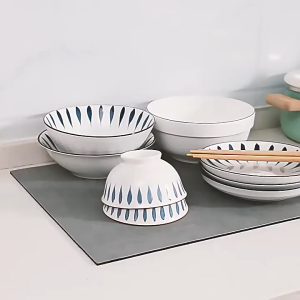 Sink Absorbent Mat Table Mat Drain Pad Sink MatKitchen Mat Waterproof Drying Mat Pad longkang warna pepejal lumpur diato