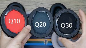 เปลี่ยนแผ่นรองหูฟังโปรตีนสำหรับ Anker Soundcore Life Q10 Q20 Q30 Q35หูฟังโฟมนุ่ม Ear Cushions คุณภาพสูง