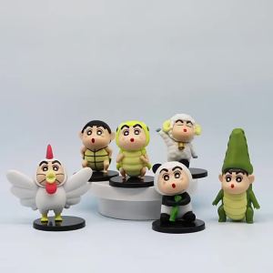 Seven Generations of Animal Crayon Small New Hand Office   Xiaoxin cos Crocodile Rooster Mianyang Turtle Panda Bee Doll Ornaments