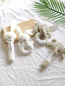 Newborn Baby Cloth Rattle Hand-Held Handshake Hand-Held Soft Fabric 0-June Baby Toy Biteable Hand-Held Stick