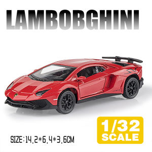LEO 1:32 Lamborghini LP750-4 Supercar Diecast Model Car Alloy Cars Toys Collection Gift For Kids Boy Girl