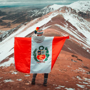 90x150 CM PER PE Peru Flag For Decoration
