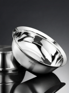 Multipurpose Food-grade Stainless Steel Bowl Thickened