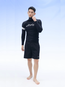 AquaPlay Men‘s Rash Guard Surfing Diving Swimwear Long Sleeve Suit Swimming Surf Clothing Outdoor Sport Fitness Surf Diving