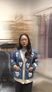 SWE LOVE CARDI OVERSIZE WANITA OUTFIT KOREAN LOOK CARDY KANCING BERSAKU