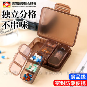 Travel Portable Mini Pill Organizer Large Capacity Daily Three Meals Seven Days a Week Drug Box Easy Carry Storage Container