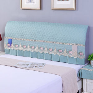 ยุโรปสไตล์ เรียบง่าย สีหัวเตียงป้องกันฝุ่นตู้เต็ม 18 ม 15 ม 2 ม 22 มผ้าฝ้ายหัวเตียงตัวป้องกัน