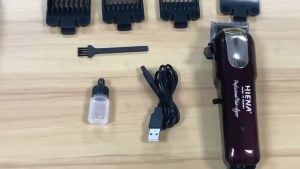 HIENA Electric Hair Clipper for Men Rechargeable Hair Clipper Professional LED Electric Hair Trimmer Cordless Adjustable Hair Cutting Machine HI-206