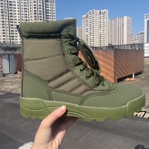 【COD】Tactical Boots Outdoor Tactical Shoes Bottom Work Protective Safety Man Boots Anti-smash Anti-s
