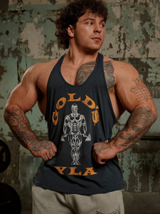 JIANSHENSHIJIAJIANSHEN | Narrow Strap Muscle Accentuating Mens Vest