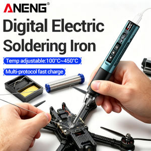ANENG | ANENG SL108 PRO Electric Soldering Irons PD 100W QC Adjustable Temperature Fast Heat Portable Digital Smart Soldering Iron Tools