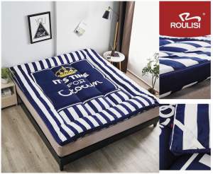ท็อปเปอร์ 6 ฟุต (TOPPER)  By ROULISI 🌈 ลายการ์ตูนน่ารักๆ เบาะเสริมที่นอน ด้านในใยสังเคราะห์ เนื้อผ้า หนา นุ่ม มาก