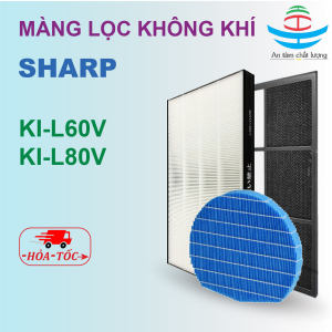 Màng lọc không khí sharp KI-L60V KI-L80V Màng lọc hepa màng lọc bù ẩm màng lọc than hoạt tính