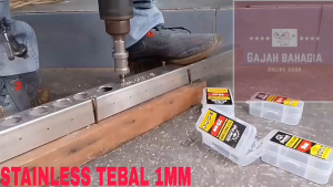 Tjap Mata hole saw TCT 22mm Bor pelubang baja stainless besi alumunium