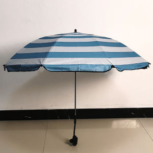Lightweight Beach Umbrella for Sunshade and Advertising Use Folding