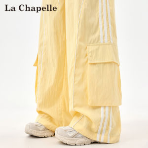 La Chapelle | Quần Áo Công Nhân Phong Cách Mỹ Màu Vàng Kiểu Dopamine Hè Mỏng Khô Nhanh