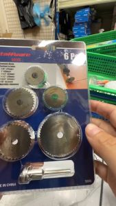 Mata Bor Potong Gergaji Mini Grinder HSS 6pcs