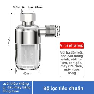 CHUANGXINZHE | Lọc Nước Trước Không Cần Lõi Lọc Loại Bỏ Canxi Inox