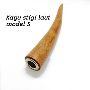 Pipa once sedotan varian S 15cm kayu kelor hitam Cendana wangi galih asem stigi nogosari liwung macan kemuning gading INZ 16