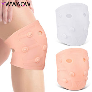 1PCS Silicone Knee BracesMagnetic Knee Compression Support Sleeve BraceThickened Patella Knee Pads Sport Protectors