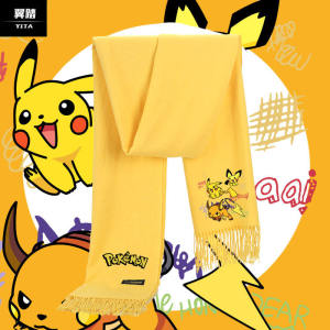 ผ้าพันคอน่ารักสร้างสรรค์สุดๆลายโปเกมอนโปเกมอนโปเกมอนโปเกมอนผ้าพันคอคลุมไหล่กันลมกันหนาวผ้าพันคอสำหรับนักเรียนชายและหญิง