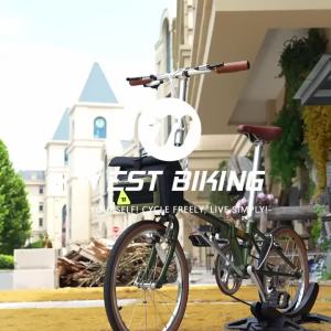 West Biking | WEST BIKING Folding Bicycle Front Bag 2 in 1 Multifunctional Bike Handlebar Bag 3.3+0.6L Large Capacity Tool Storage Cycling Bag
