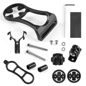 Aluminum Alloy Bike Computer Stem Extension Mount Holder Compatible Road Mountain Bike Cateye Light Accessories