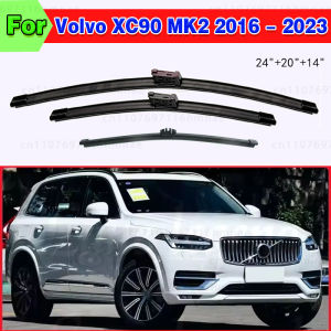 3Pcs Front Rear Windscreen Wiper Blades Set For Volvo XC90 MK2 2023 2022 2021 2020 Quality wiper blade 24"+20"+14"