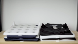 5/10 PCS Clothes Folding Board Fast Folding Board Clothes T Shirt Organizer Detachable Stackable Clothing Trays Durable Cabinet Folding Board Storage Rack