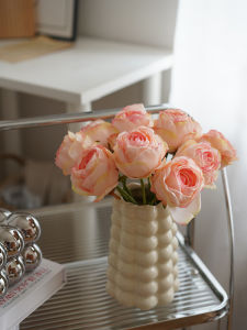 ดอกกุหลาบเทียม ดอกไม้ประดับโต๊ะอาหาร ดอกไม้แห้ง ดอกไม้ไม่เสื่อมสภาพ ดอกไม้ลิ้นจี่ ดอกไม้ประดับห้อง ดอกไม้ประดับตกแต่งบ้าน