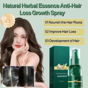 Natural Herbal Essence Anti-Hair Loss Spray Strengthen Hair Roots Anti-Hair Loss Spray Refreshing Anti-Hair Loss Spray