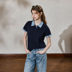 KUHNMARVIN | Áo Thun Polo Cotton Thoáng Khí Cho Phụ Nữ