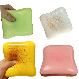 Bandai | Dumpling Squishy Bread Squeeze Fidget Toy Soft Simulated Toast Stress Relief Decompression Slow Rebound Sensory Toy for Adults