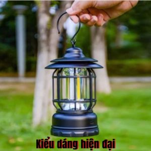 Đèn LED dã ngoại chống nắng mưa tích điện thông minh